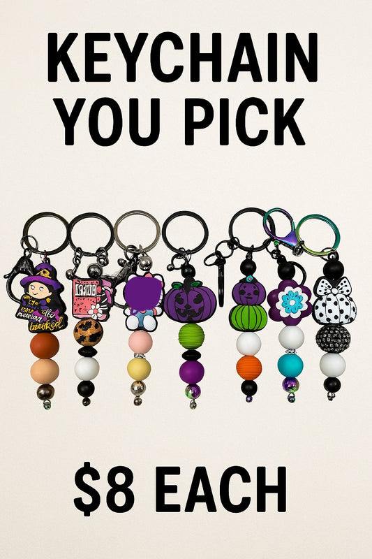 Beaded Keychain - You Pick