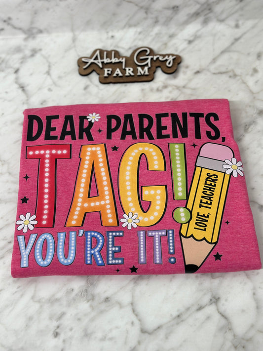 PRE-ORDER: Tag! You’re It! Love, teachers