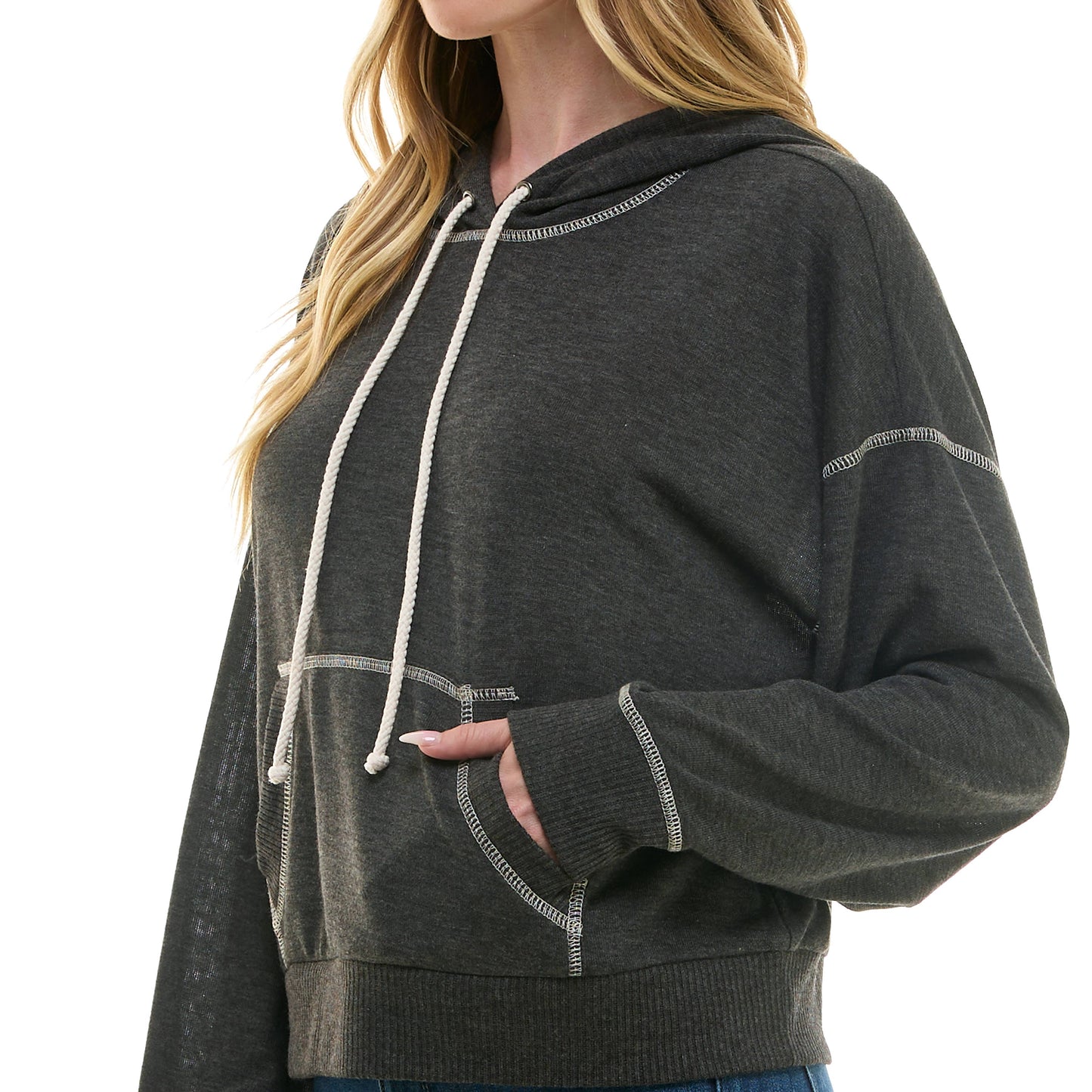 URBAN COZY CUFFED HOODIE PULLOVER