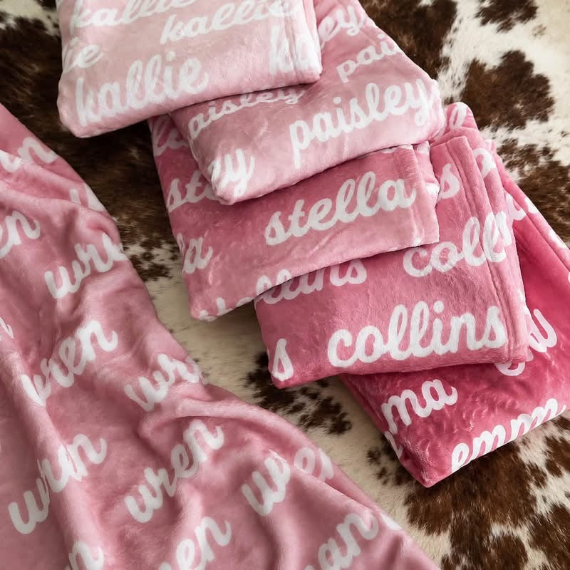 Fleece Personalized Blankets