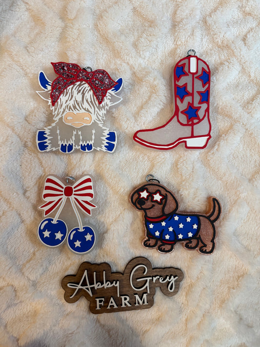PRE-ORDER-America Themed Freshie