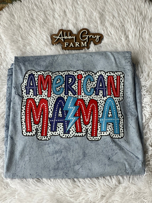 American Mama.. Comfort Colors - Colorblast Heavyweight T-Shirt