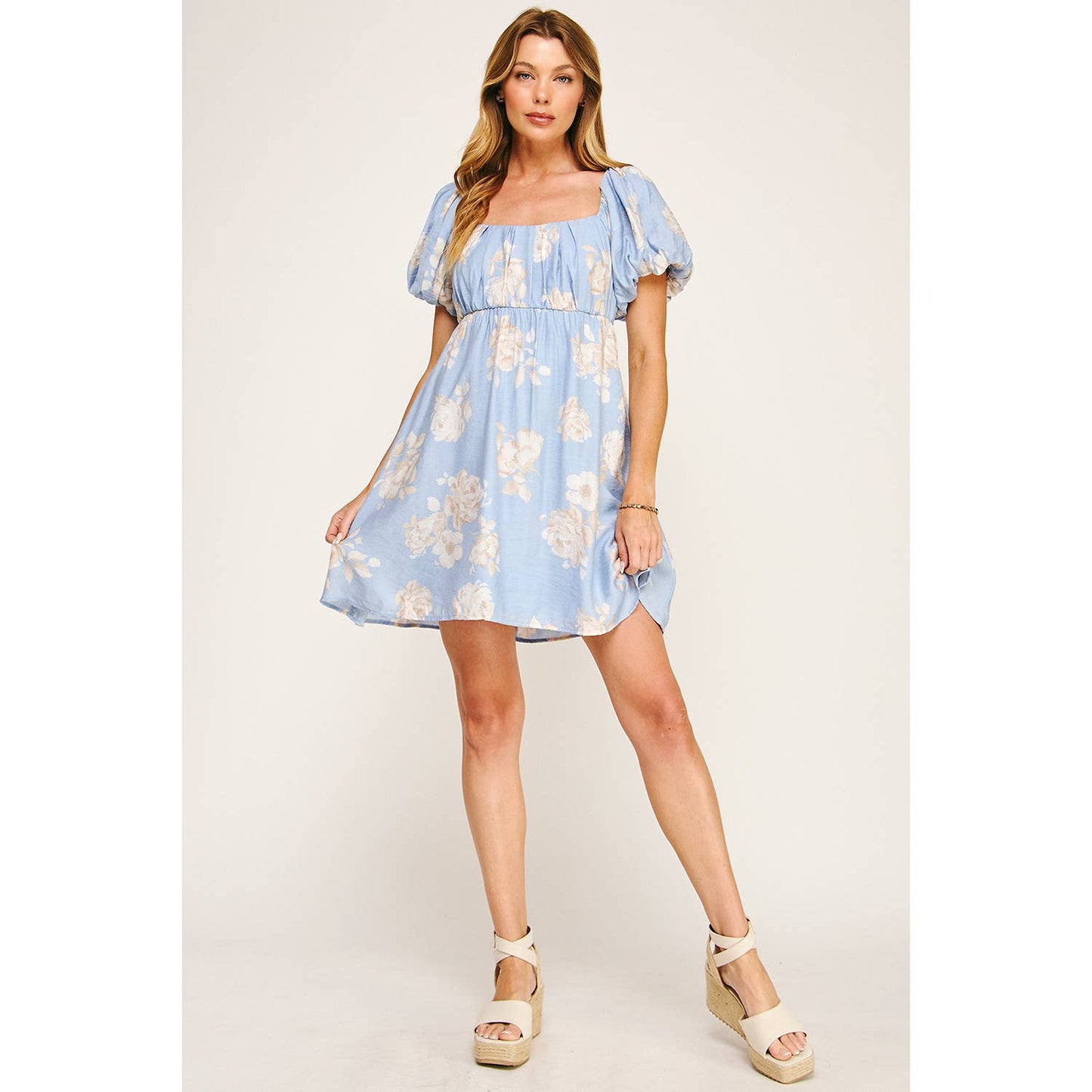 BABY BLUE SWEET MIDORI GARDEN DRESS