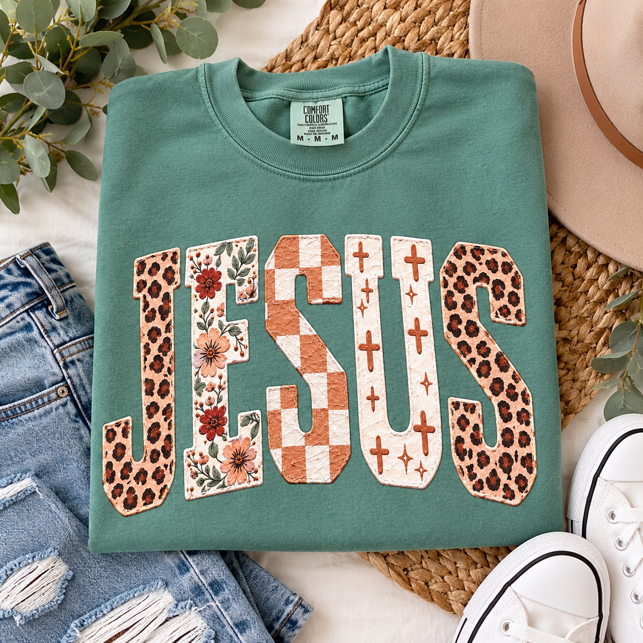 PRE-ORDER JESUS Graphic Tee ..Comfort Colors - Garment-Dyed Heavyweight T-Shirt