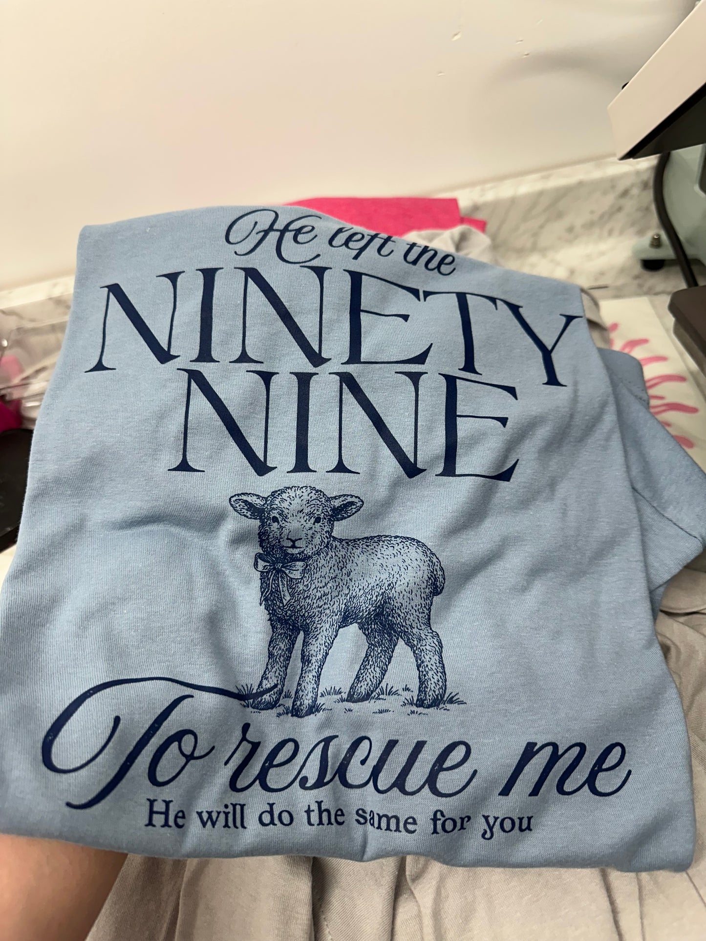 He left the NINETY NINE Graphic Tee