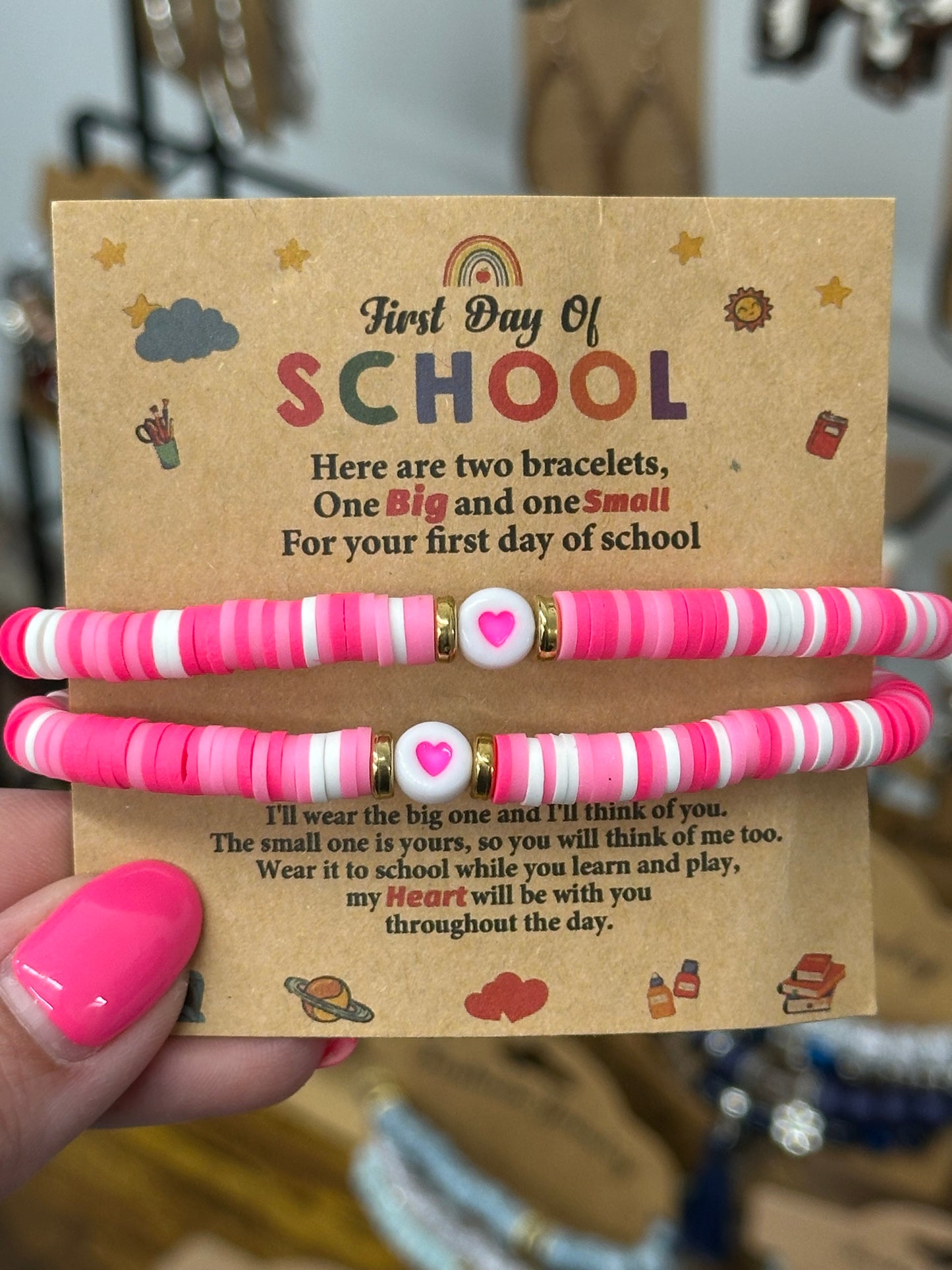 First Day of School Bracelet Set