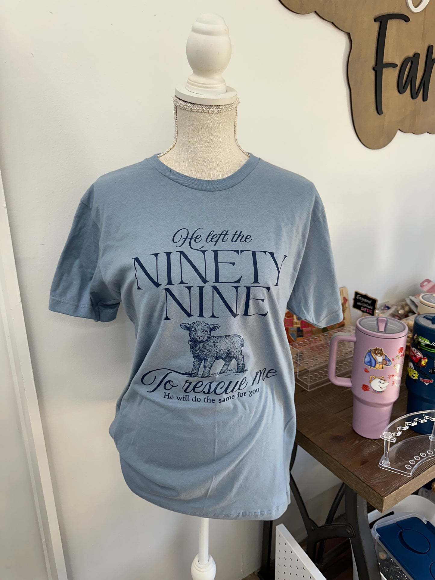 He left the NINETY NINE Graphic Tee