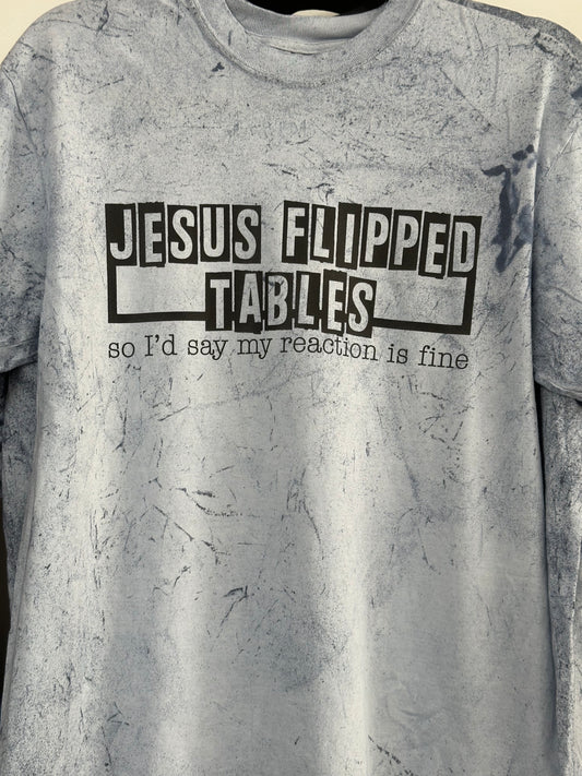 Jesus Flipped Tables…Comfort Colors - Colorblast Heavyweight T-Shirt