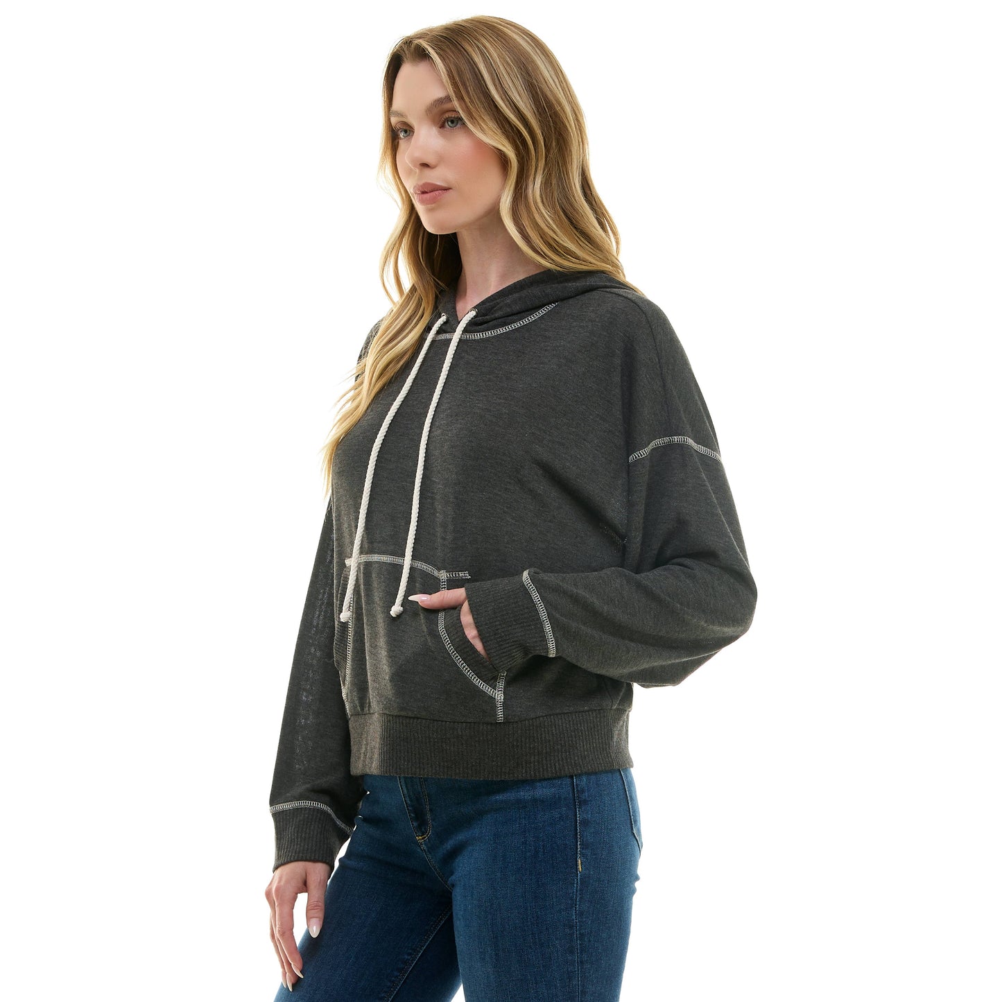 URBAN COZY CUFFED HOODIE PULLOVER