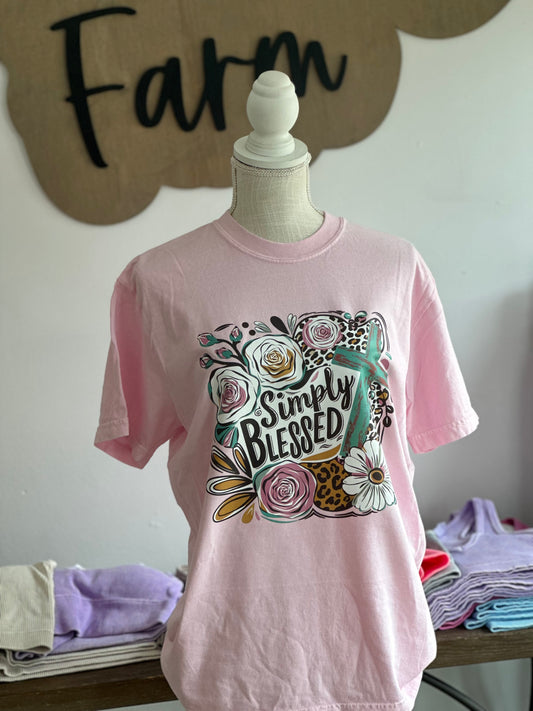 Simply Blessed…. Comfort Colors - Garment-Dyed Heavyweight T-Shirt