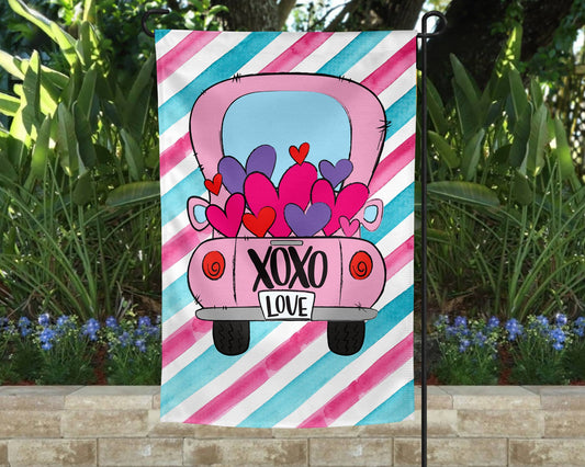 Garden Flag - XOXO Love Truck