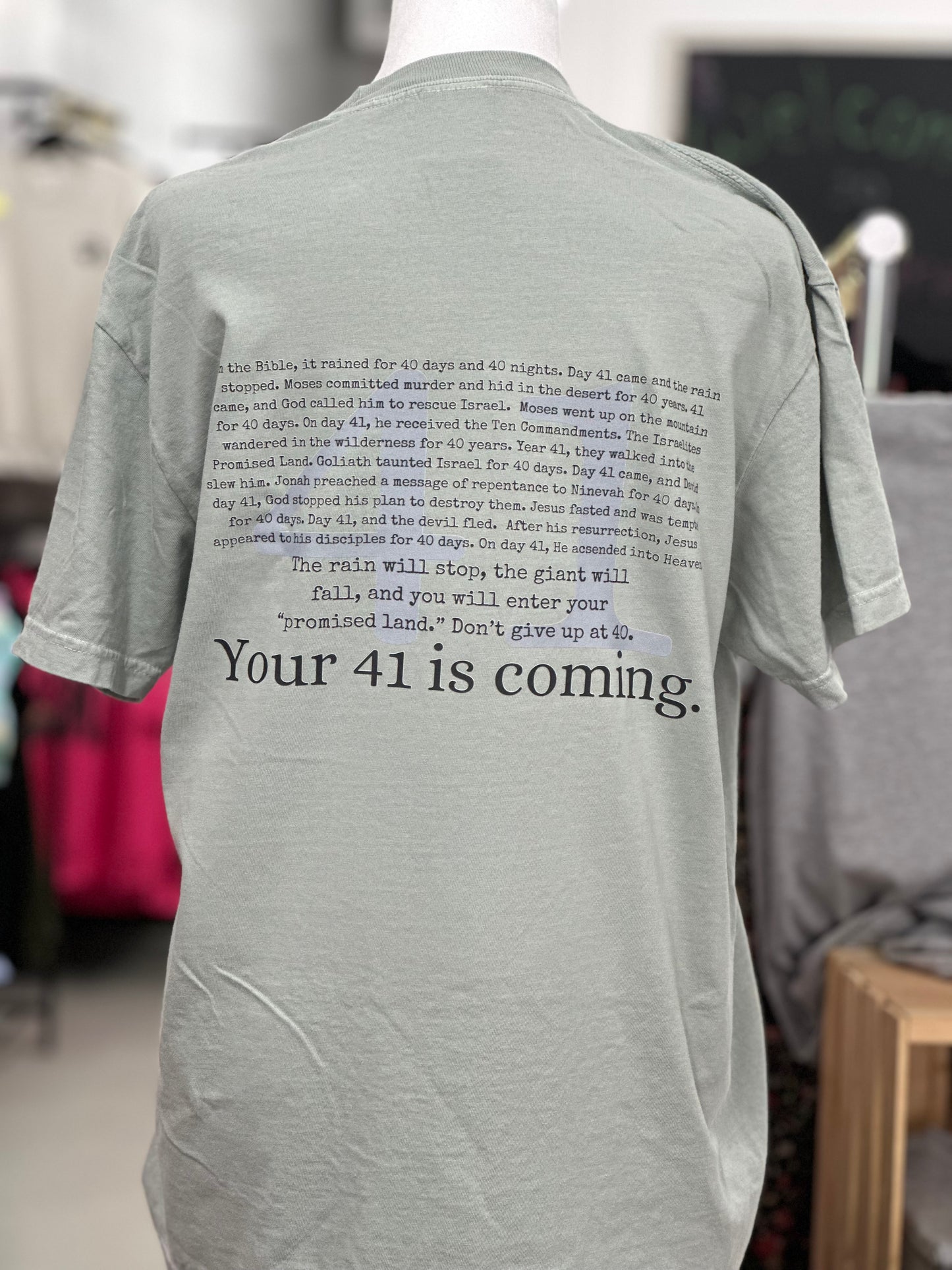 ✞ Your 41 is coming..Comfort Colors - Garment-Dyed Heavyweight T-Shirt