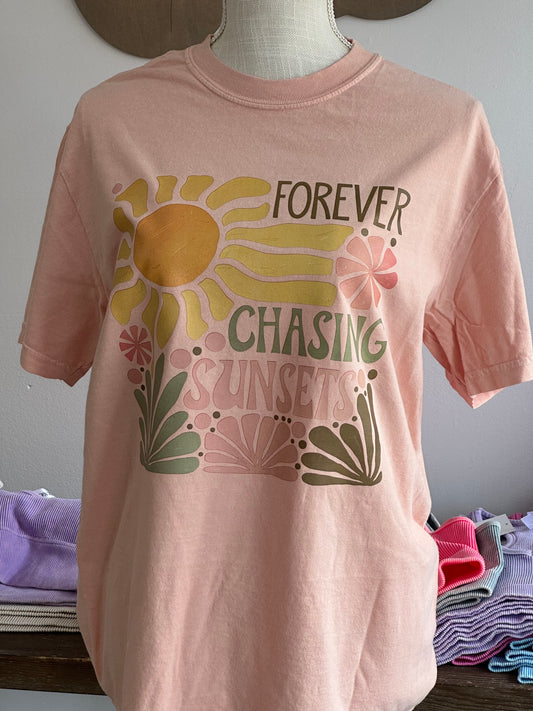 Forever Chasing Sunsets…. Comfort Colors - Garment-Dyed Heavyweight T-Shirt