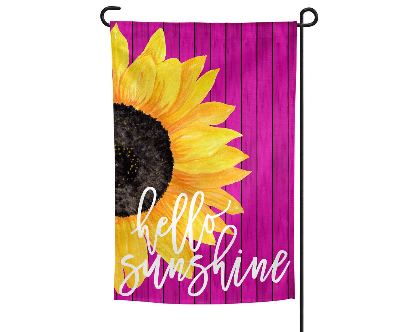 Garden Flag - Hello Sunshine Pink