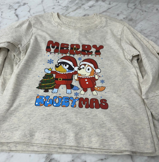 Merry Bluemas long sleeve Graphic Tee