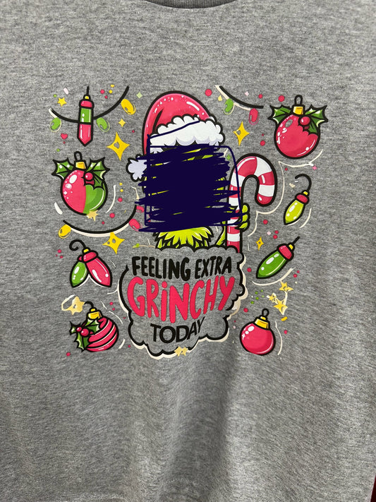 Feeling Extra Grin-chy today  long sleeve Graphic Tee