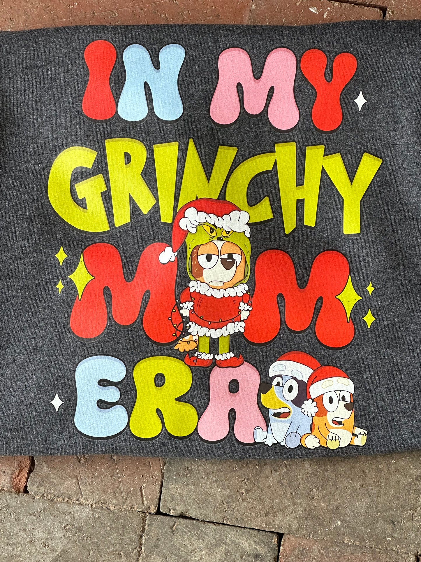 In My MOM Era Christmas Design Crewneck Sweatshirt