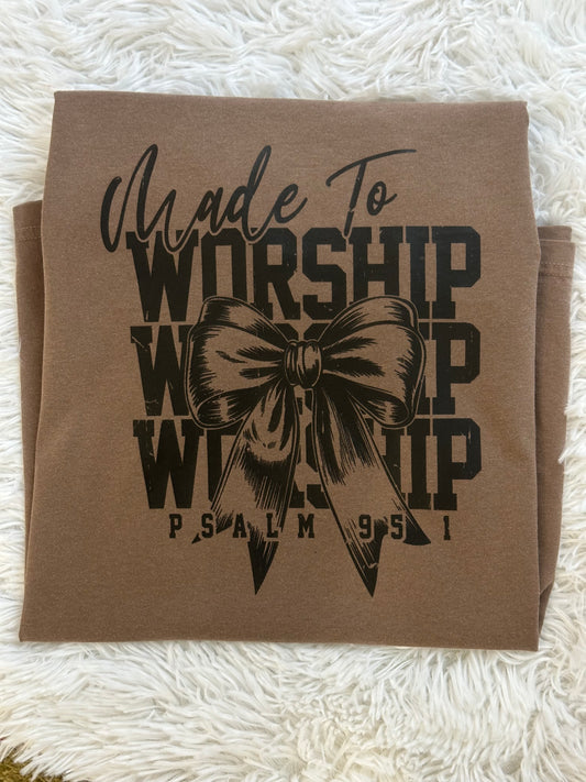 Made to WORSHIP… Comfort Colors - Garment-Dyed Heavyweight T-Shirt