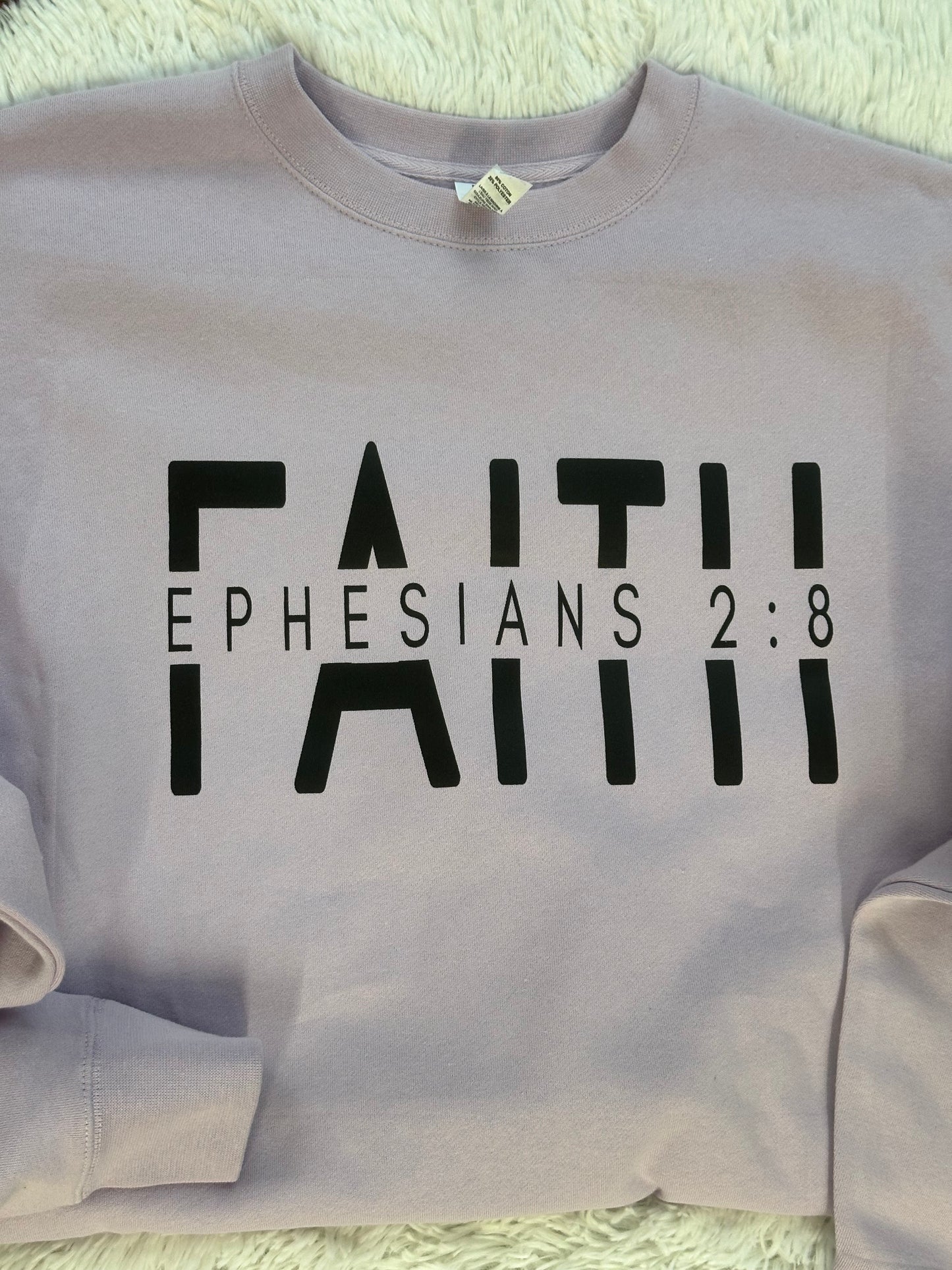 FAITH Ephesians 2:8 Crewneck Sweatshirt