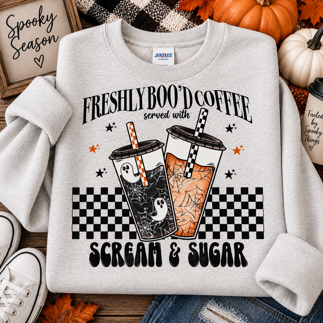 Freshly BOO’D Coffee Crewneck Sweatshirt