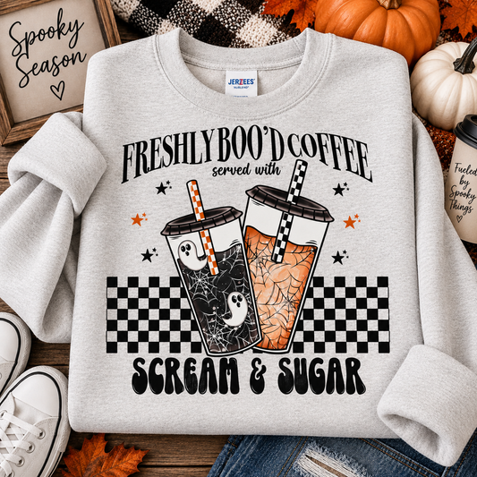 Freshly BOO’D Coffee Crewneck Sweatshirt