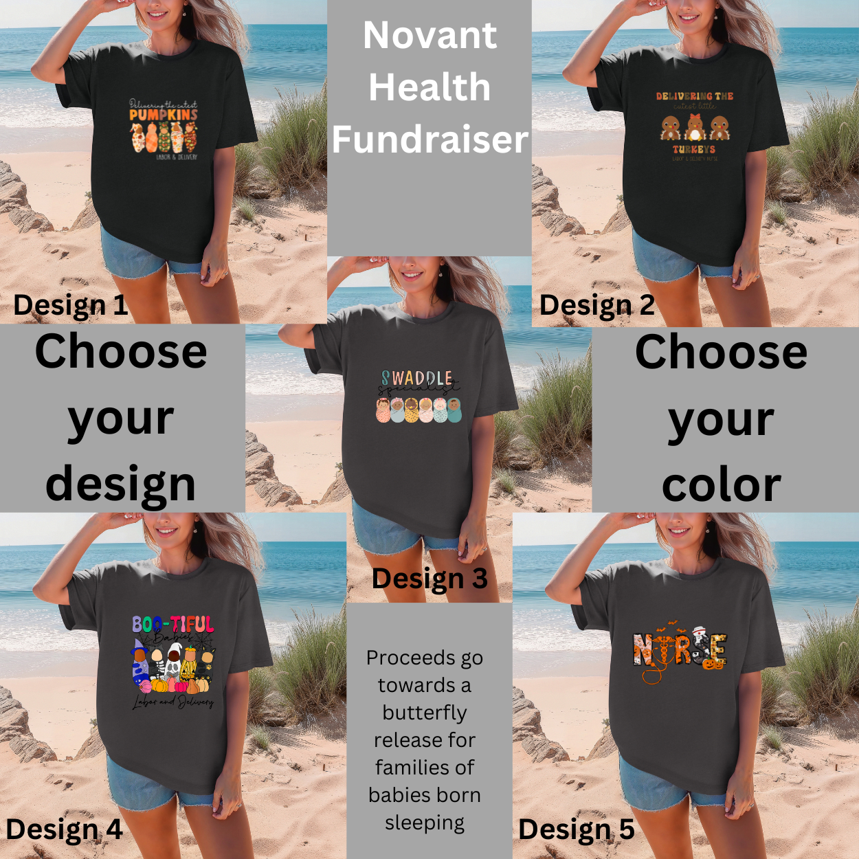 LONG Sleeve Tees- Fundraiser for Novant Health