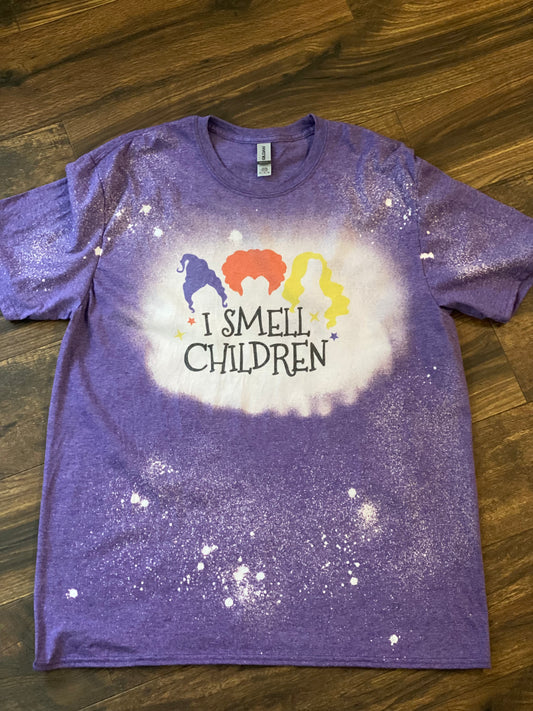 Bleached Tee- I Smell Children