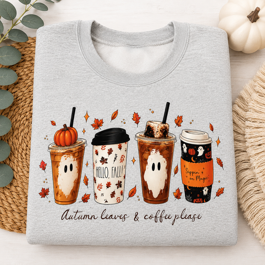 Halloween Drinks Crewneck Sweatshirt
