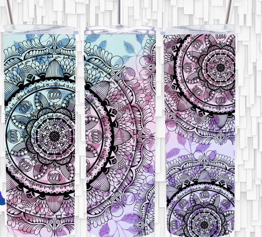 20oz. Tumbler Mandala swear words 🤭