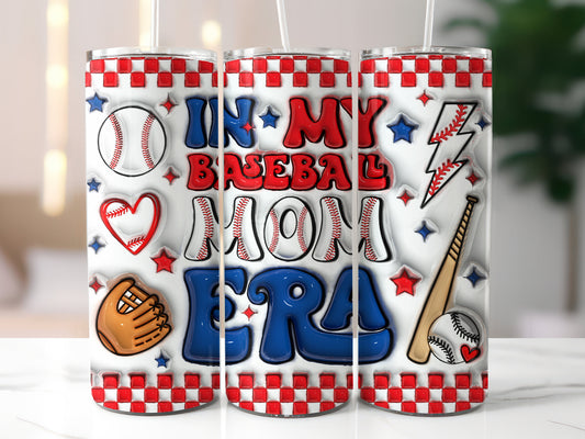 20oz. Tumbler Baseball Mom Era
