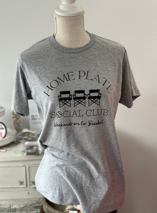 HOME PLATE SOCIAL CLUB Graphic Tee