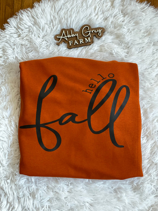 hello fall Crewneck Sweatshirt