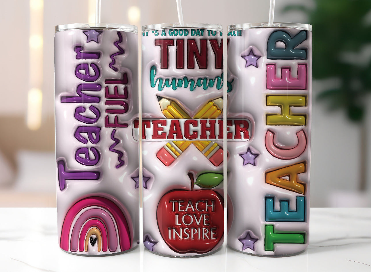 20oz. Tumbler Teacher Fuel