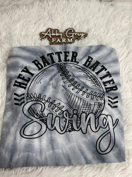 Hey batter batter Swing.. Tie Dye Tee