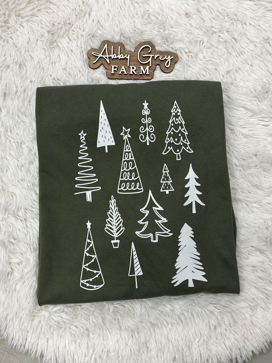 Christmas Trees… Comfort Colors - Garment-Dyed Heavyweight T-Shirt