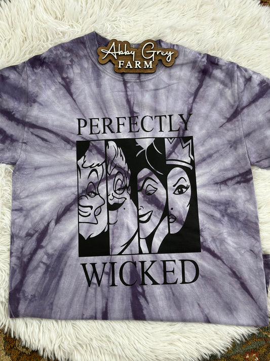 Perfectly Wicked Villians Tie Dye Tee