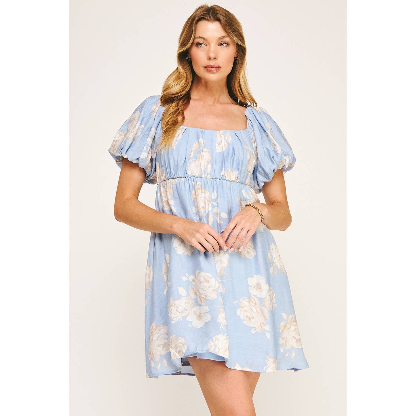 BABY BLUE SWEET MIDORI GARDEN DRESS