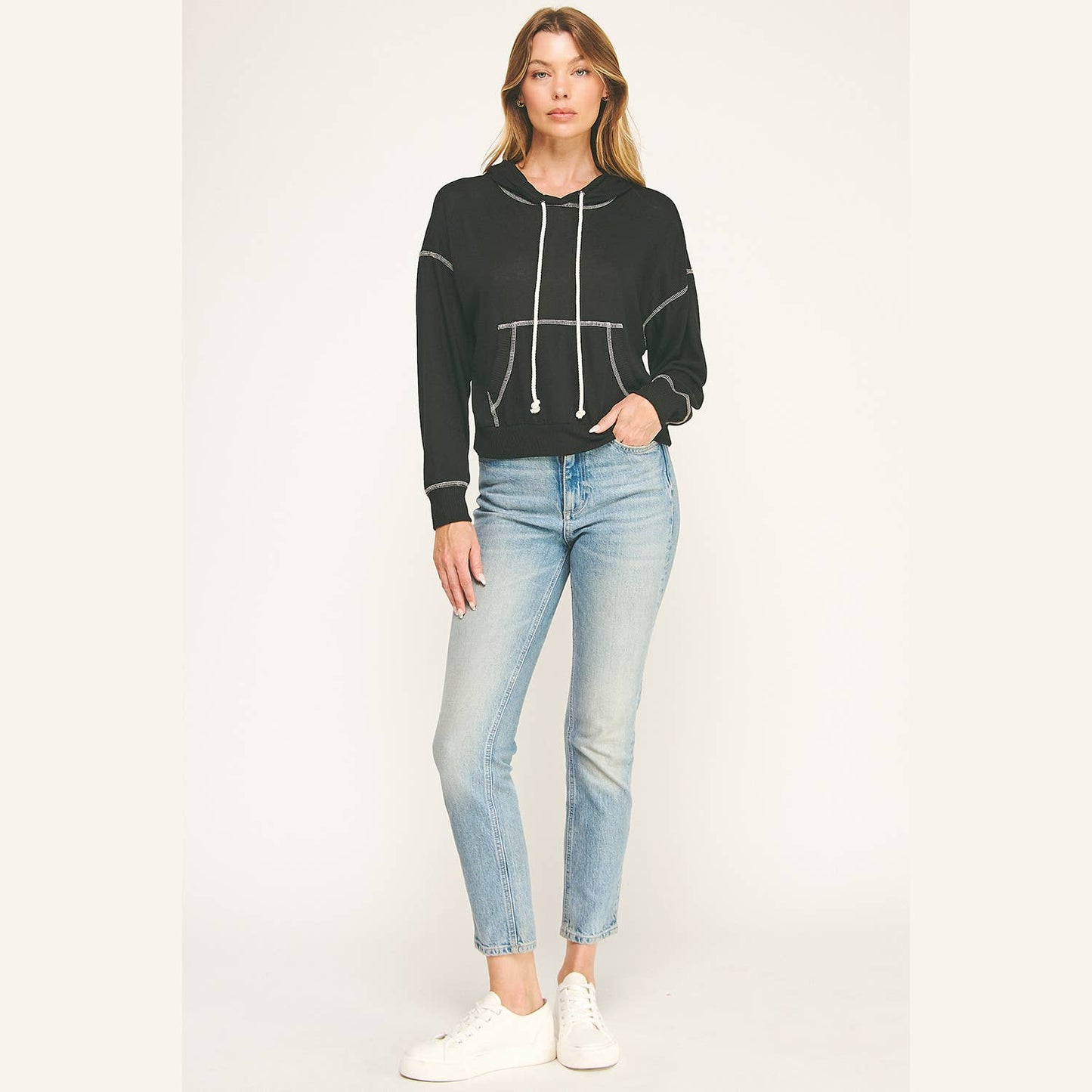 URBAN COZY CUFFED HOODIE PULLOVER