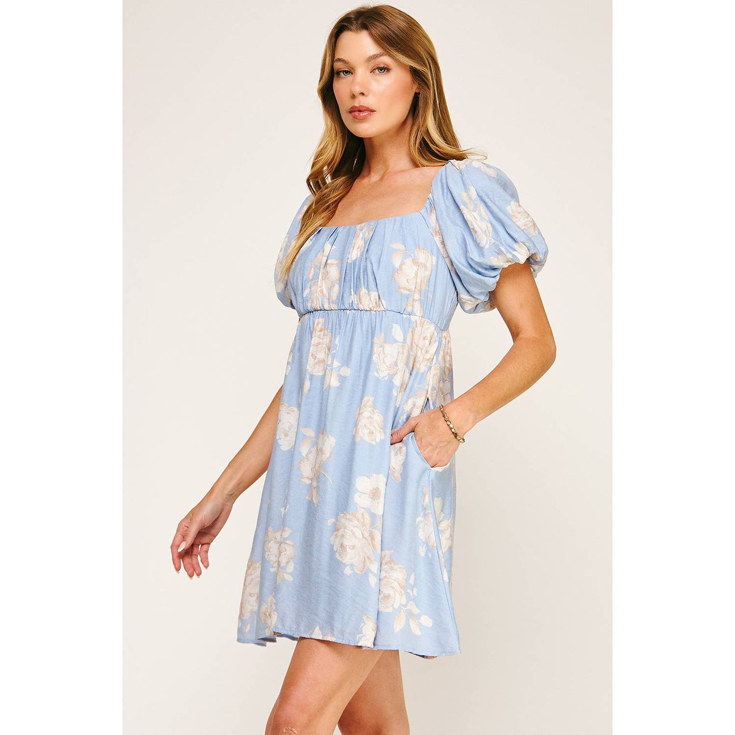 BABY BLUE SWEET MIDORI GARDEN DRESS