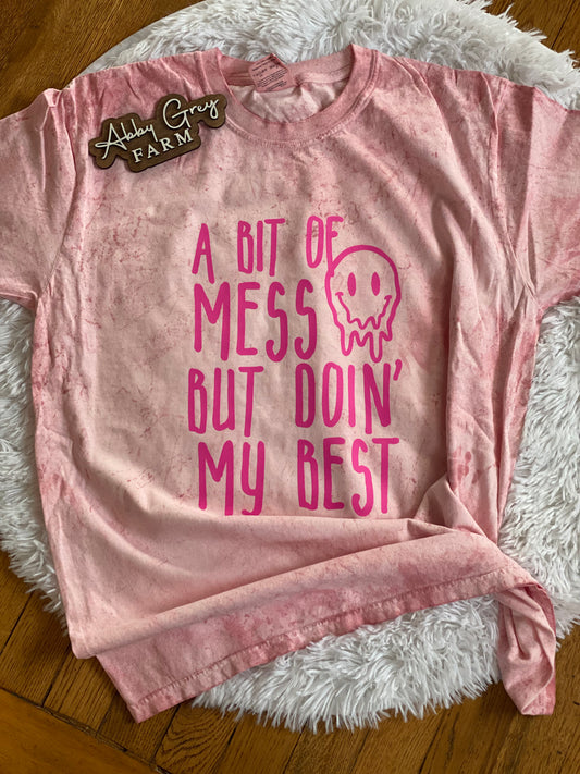 A Bit of Mess but Doin’ my Best…Comfort Colors - Colorblast Heavyweight T-Shirt
