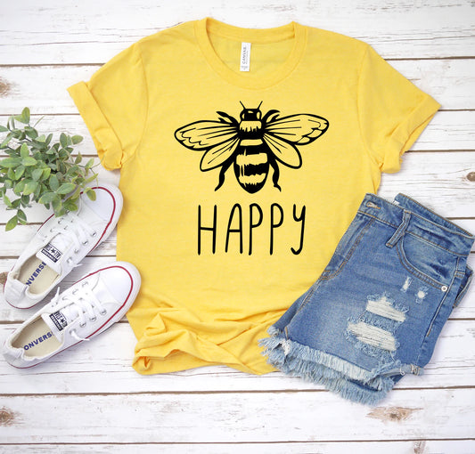 WS 🐝 happy Graphic Tee