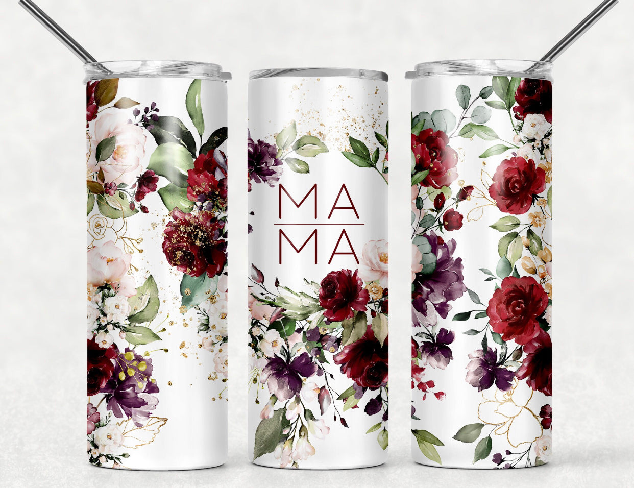 20oz. Tumbler Mama Floral