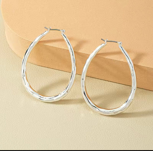 U -Shape Hoop Earrings