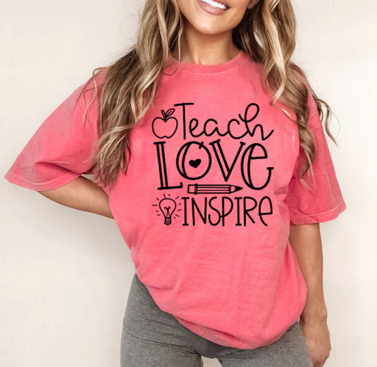 WS Teach Love Inspore Graphic Tee