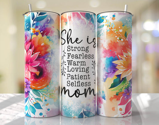 20oz. Tumbler She is Mom