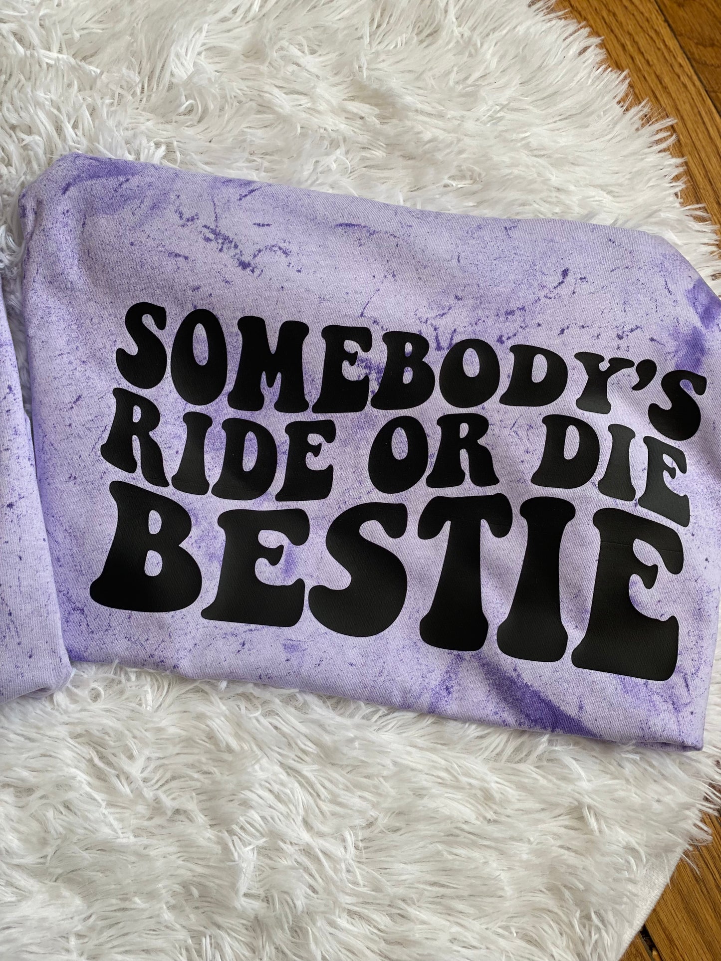 Somebody’s Ride or Die Bestie…Comfort Colors - Colorblast Heavyweight T-Shirt