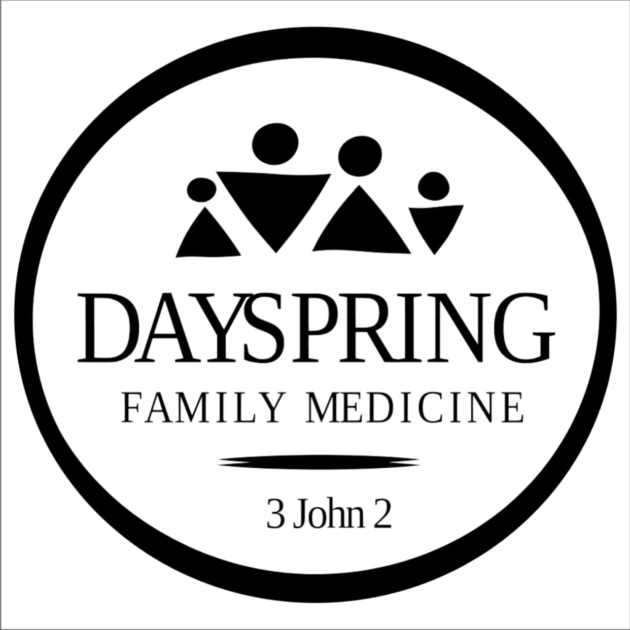Completed Dayspring Tee (Black logo)