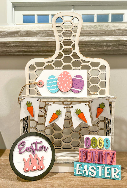 Easter Tiered Tray Set | Easter Decor