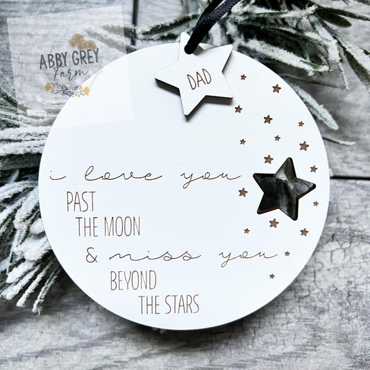 Moon and Stars Ornament