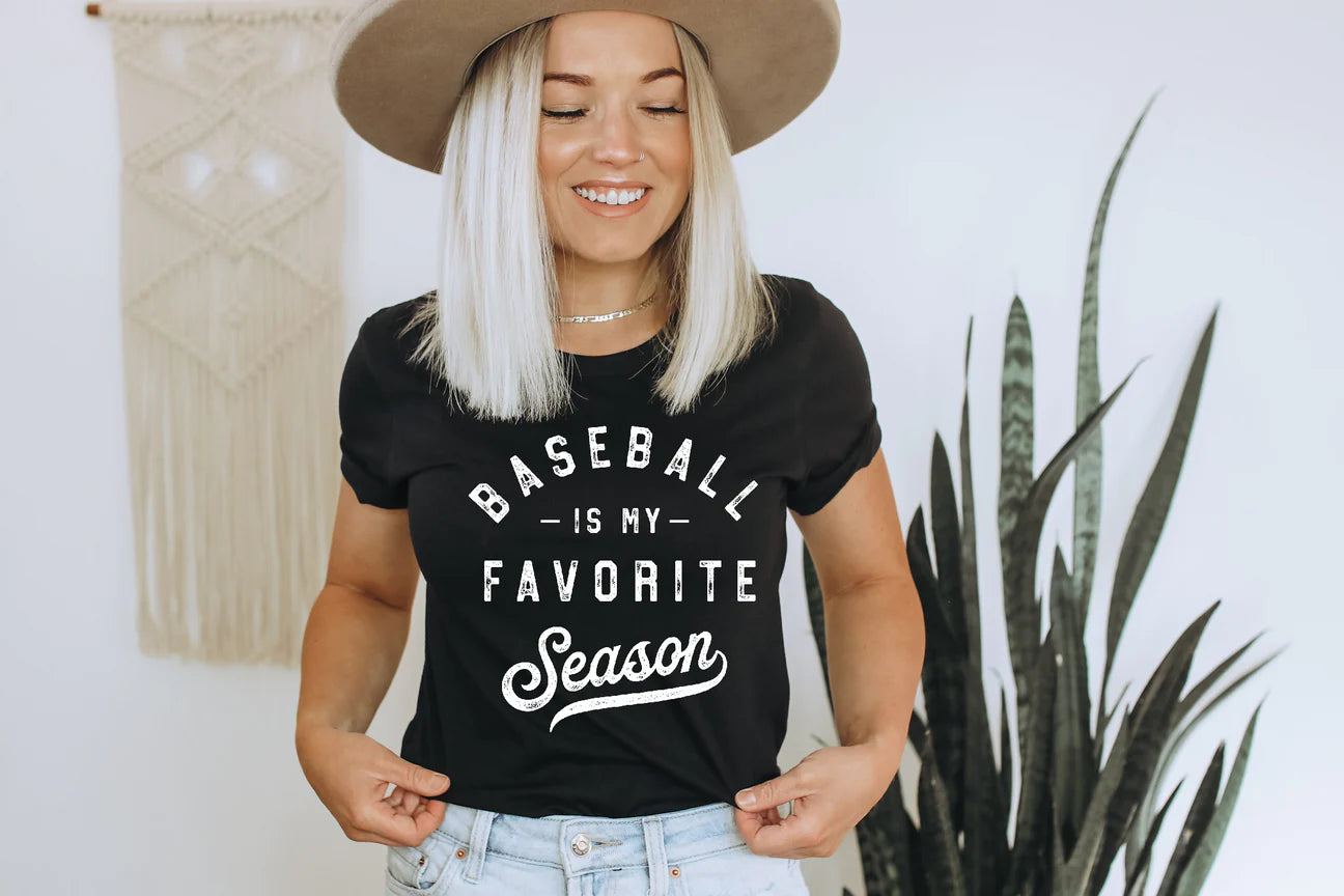 Pre-Order: Baseball Is My Favorite Season..Comfort Colors - Garment-Dyed Heavyweight T-Shirt